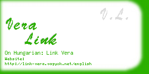 vera link business card